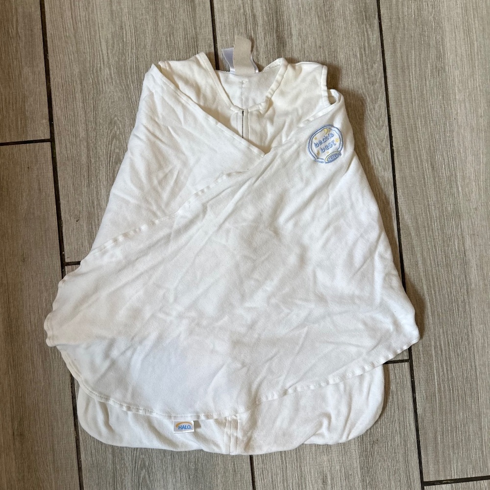 Halo Sleepsack Swaddle White Newborn